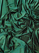 Glitter Stretch Velvet Polyester Spandex Fabric - Glitter, 58" Width (1 Yard)