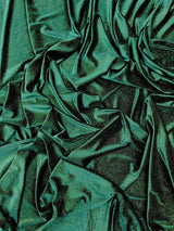 Glitter Stretch Velvet Polyester Spandex Fabric - Glitter, 58" Width (1 Yard)