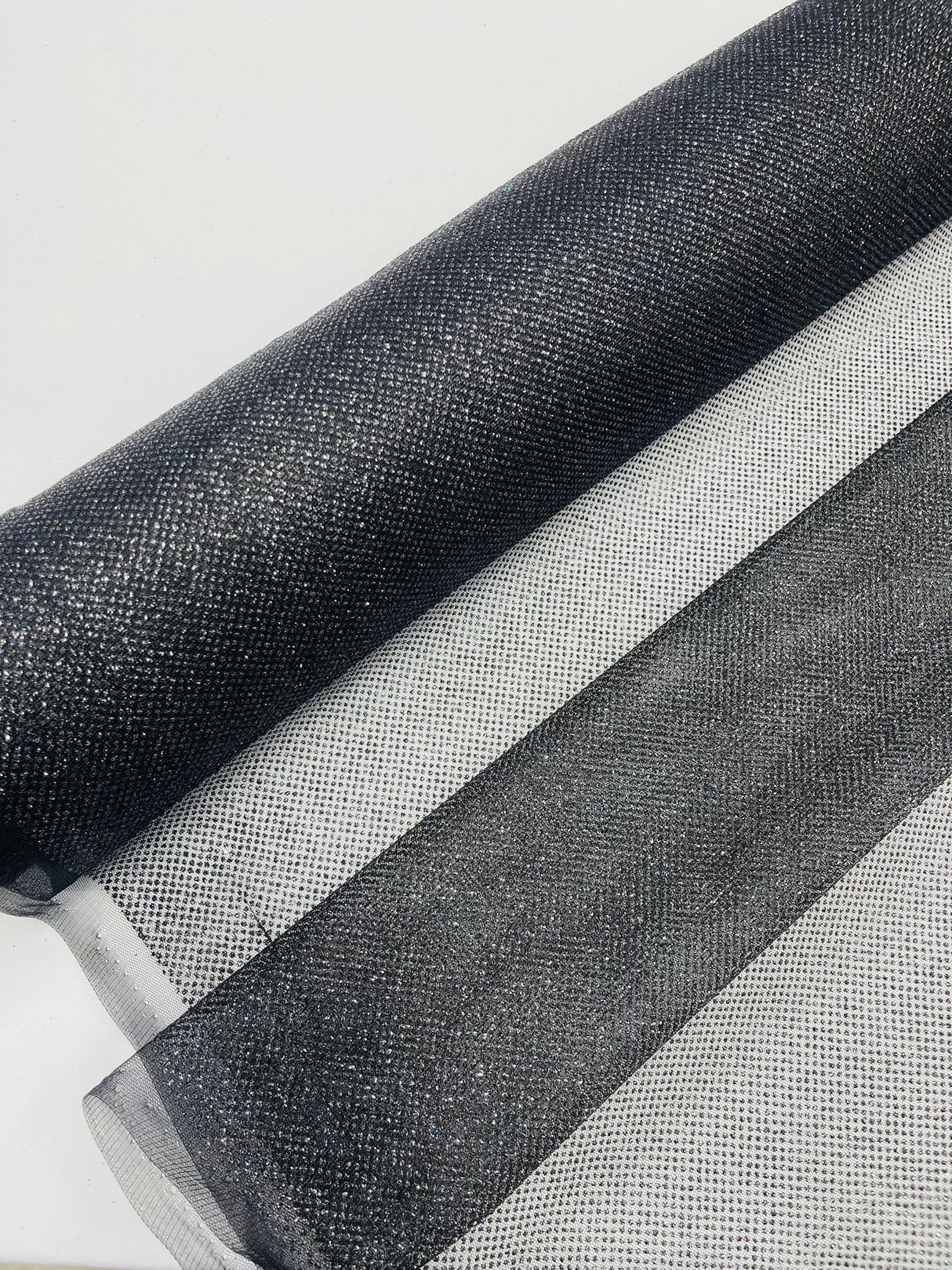 Glitter Tulle Mesh Fabric - Sparkle Shimmer, 58" Width (1 Yard)