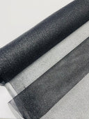 Glitter Tulle Mesh Fabric - Sparkle Shimmer, 58" Width (1 Yard)