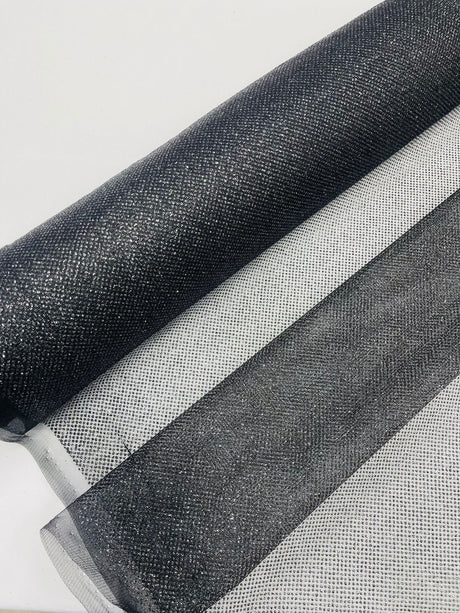 Glitter Tulle Mesh Fabric - Sparkle Shimmer, 58" Width (1 Yard)