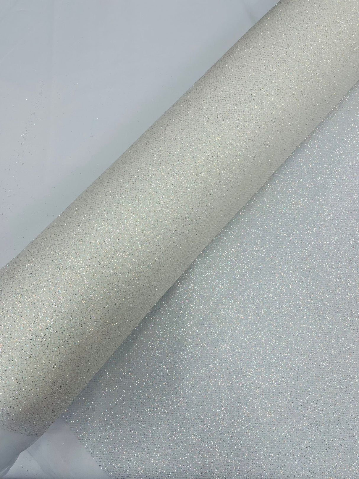 Glitter Tulle Mesh Fabric - Sparkle Shimmer, 58" Width (1 Yard)