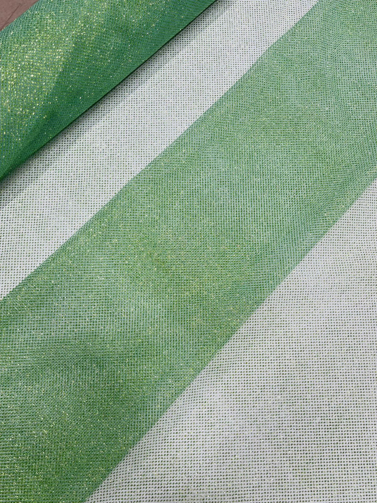 Glitter Tulle Mesh Fabric - Sparkle Shimmer, 58" Width (1 Yard)