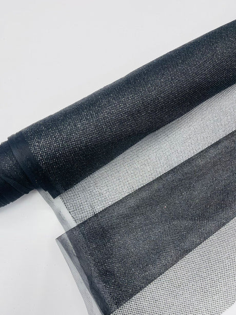 Glitter Tulle Mesh Fabric - Sparkle Shimmer, 58" Width (1 Yard)