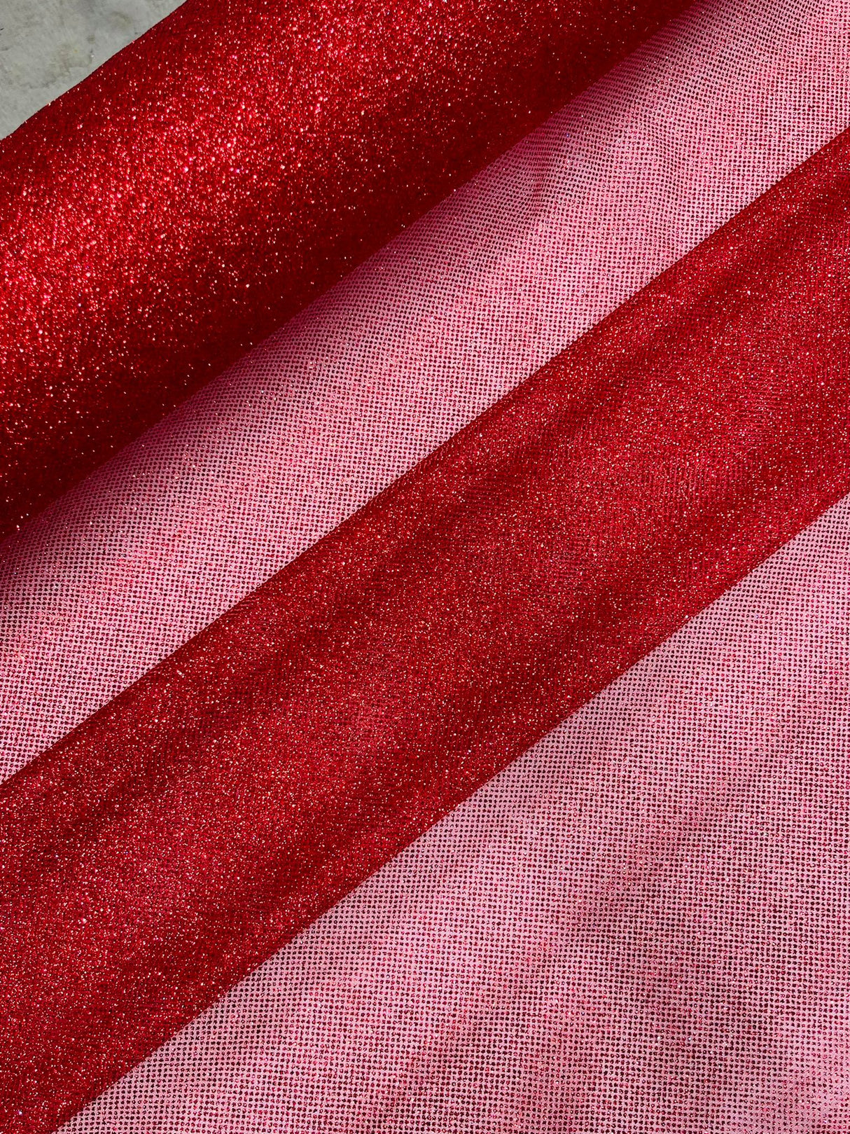 Glitter Tulle Mesh Fabric - Sparkle Shimmer, 58" Width (1 Yard)