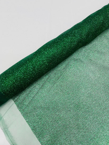 Glitter Tulle Mesh Fabric - Sparkle Shimmer, 58" Width (1 Yard)