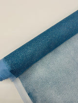 Glitter Tulle Mesh Fabric - Sparkle Shimmer, 58" Width (1 Yard)