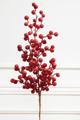 29” Crabapple Spray Glitter - Red
