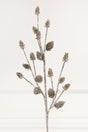 28" Mini Glitter Pinecone Spray