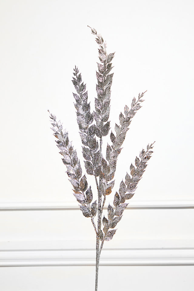 34.5" Glitter Ruscus Branch