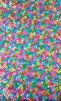 Multi Color Glitz Sequins Polyester Fabric - Mini Metallic Disc Sequins, 52/54" Width