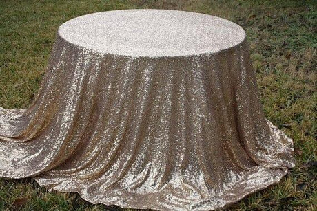 Glitz Mesh Sequins Polyester Fabric - 3Mm Glitter Sequins, 52" Width, Multiple Colors (1 Yard)