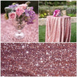 Glitz Mesh Sequins Polyester Fabric - 3Mm Glitter Sequins, 52" Width, Multiple Colors (1 Yard)