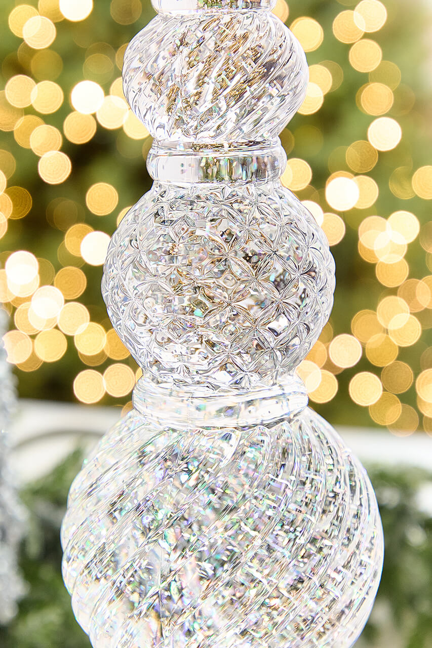 15.5" Christmas Finial Lighted Globe