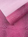Glossy Two Tone Gator Vinyl Fabric - Alligator Faux Leather, 54" Width (1 Yard)