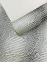 Glossy Two Tone Gator Vinyl Fabric - Alligator Faux Leather, 54" Width (1 Yard)