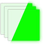 Glow In The Dark Heat Transfer Vinyl Fabric - Glow In The Dark, Vinyl Fabric (Foot)