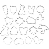 Wilton Easter Cookie Cutter Tub, 18-Count Set
