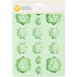 Wilton Silicone Succulents Candy Mold, 14-Cavity