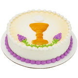 Religious Chalice and Host Set Cake Kit- edible large topper