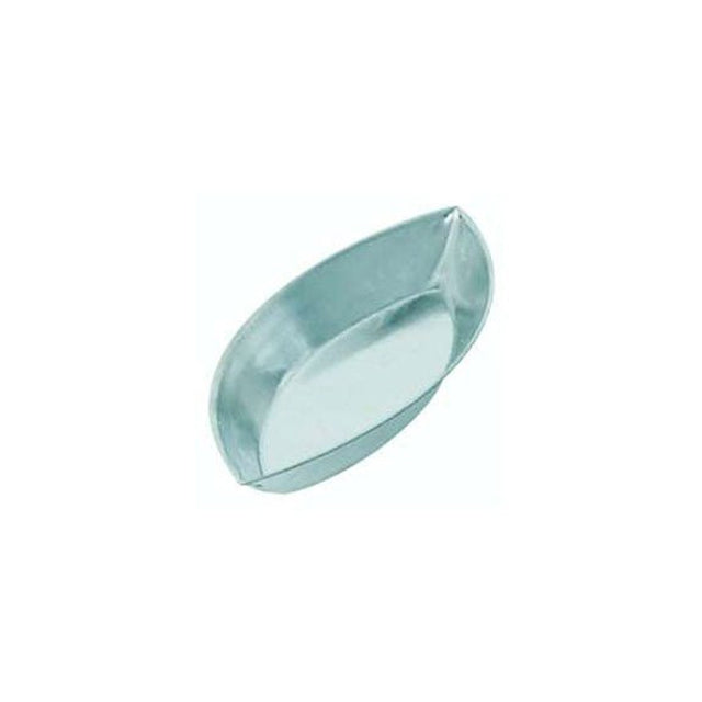 Gobel Tinned-Steel Plain Barquette Mold, 4-1/4" x 1-7/8" x 5/8" H