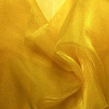 1 Yard Fabric Collections Inc. Sparkle Crystal Sheer Organza, 60? Wide 100% Polyester Shiny Fabric