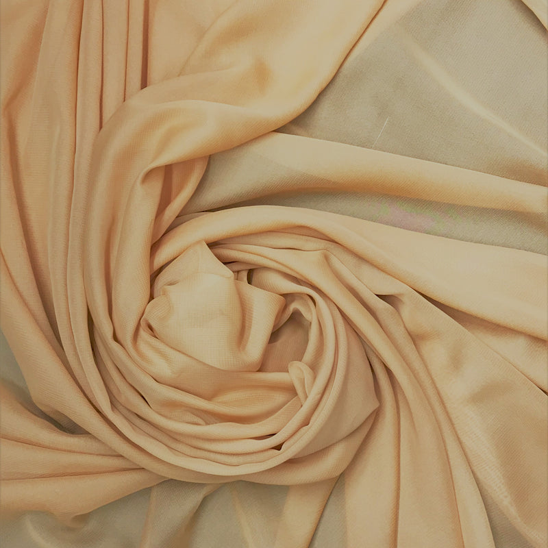 Gold Chiffon Polyester Fabric - Gold Sheer, 59"-60" Width (1 Yard)