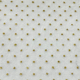 Sparkling Tulle Ribbon Roll Polyester Fabric - Gold/Silver Glitter, 6" Width, 10 Yards