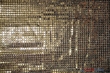 Confetti Dot Sequins Polyester Fabric - Round 6Mm Sequins, 45" Wide (1 Yard)