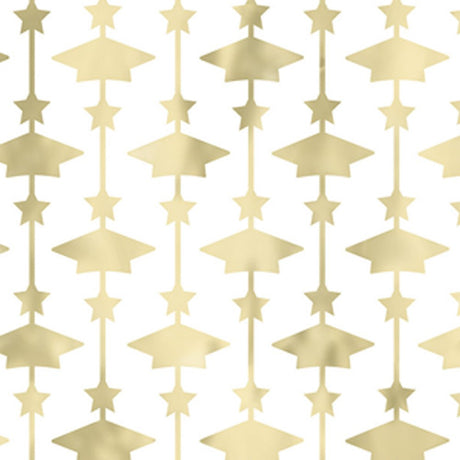 Graduation Photo Booth Backdrop Gold Foil