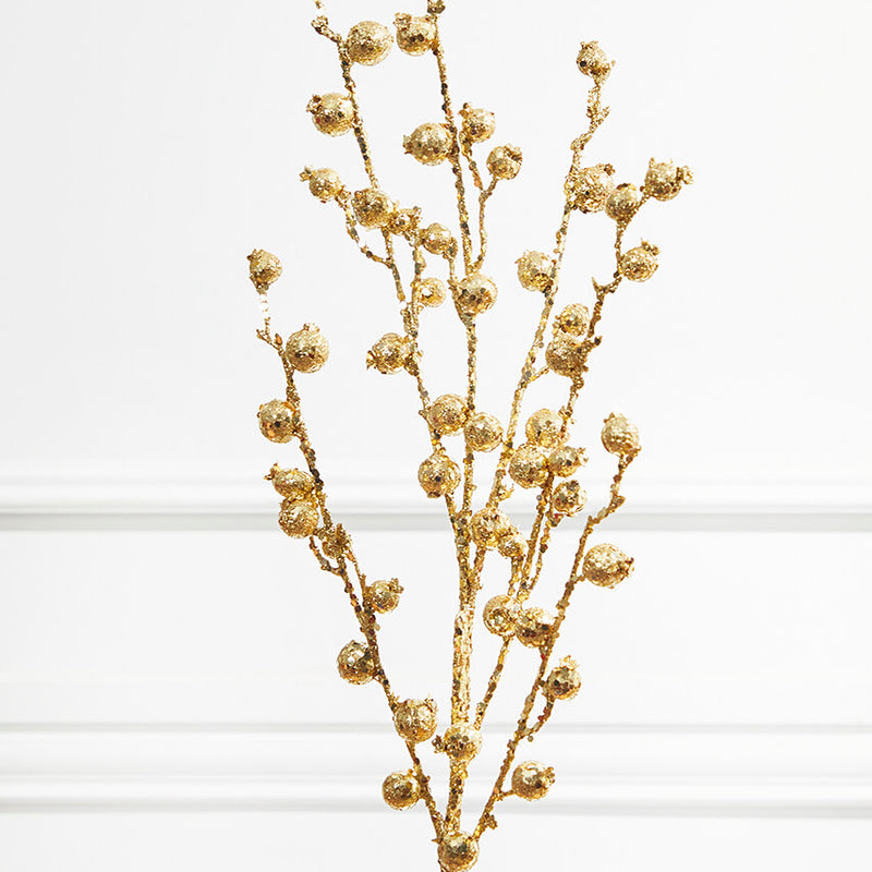 30” Mini Pomegranate Glitter - Gold