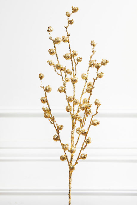 30” Mini Pomegranate Glitter - Gold