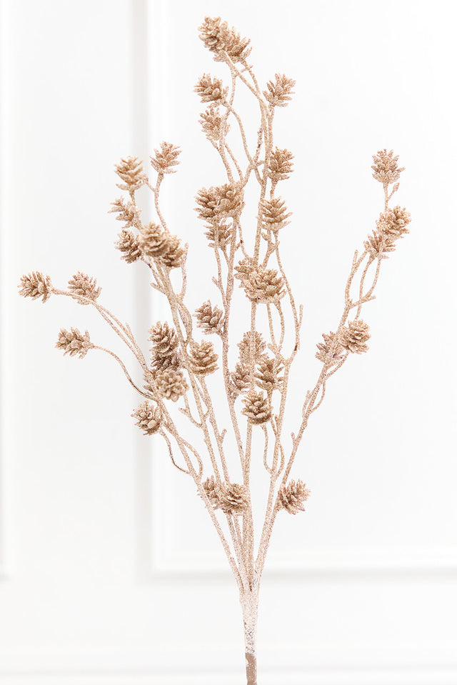 24" Champagne Pinecone Bush