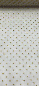 10 Yard Silver or Gold Sparkling Glitter Tulle Ribbon Roll for Party Wedding Decoration 6 inch Width