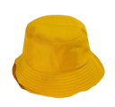 Bucket Hats 100 Percent Cotton Fabric - Gold, 56-58CM Head Size (1 Hat)