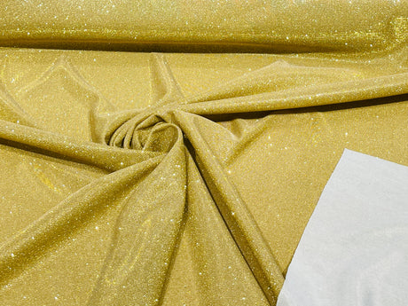 Glitter Metallic Lame Knitted Fabric - Moon Shadow Shimmer Glitter, 57/58" Width (1 Yard)