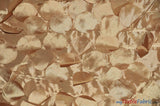 Petal Taffeta Polyester Fabric - Round Petal Texture, 57" Width, Multiple Colors (1 Yard)