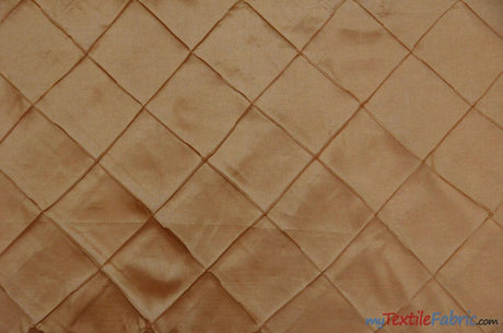 Taffeta Pintuck Fabric - 4" X 4" Diamond Pattern, 58" Width, Multiple Colors (1 Yard)