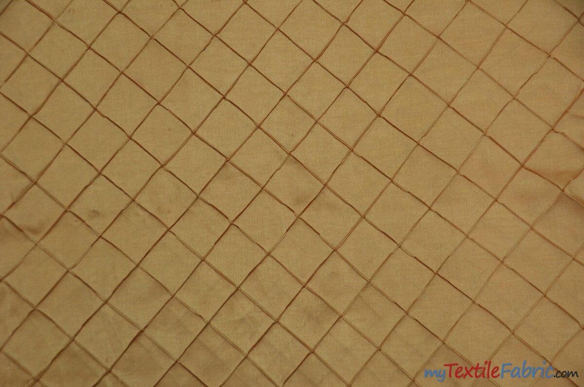 Pintuck 2X2 Taffeta Fabric - Diamond Pattern, 54" Width, Multiple Colors (1 Yard)