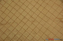 Pintuck 2X2 Taffeta Fabric - Diamond Pattern, 54" Width, Multiple Colors (1 Yard)