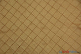 Pintuck 2X2 Taffeta Fabric - Diamond Pattern, 54" Width, Multiple Colors (1 Yard)