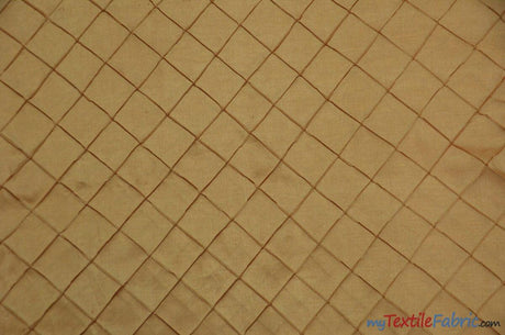 Pintuck 2X2 Taffeta Fabric - Diamond Pattern, 54" Width, Multiple Colors (1 Yard)