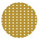 Vent Hole Vinyl Fabric - Gold, Heat Transfer, 20" Width (1 Foot)