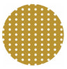 Vent Hole Vinyl Fabric - Gold, Heat Transfer, 20" Width (1 Foot)