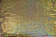 Hologram Quad Sequins Polyester Fabric - Holographic Square Sequins, 40" Width, 7 Colors (1 Yard)