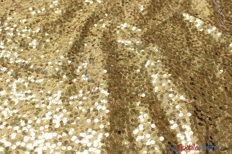 Glitz Sequins Taffeta Polyester Fabric - Raindrop Sequins, 54" Wide (1 Yard)