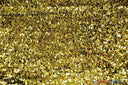 Tear Drop Sequins Polyester Fabric - Hanging Sequins On Mesh, Gold, Silver, Blush Pink, 50/52" Width (1 Yard)