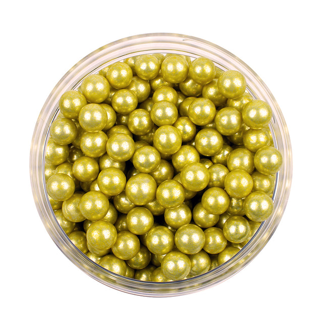Gold Dragees 10mm, 16 Oz