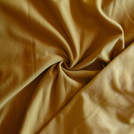 Polartec Powerstretch Fleece Knit Fabric - Golden Olive