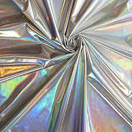 Hologram Nylon Spandex Fabric 4-Way Stretch